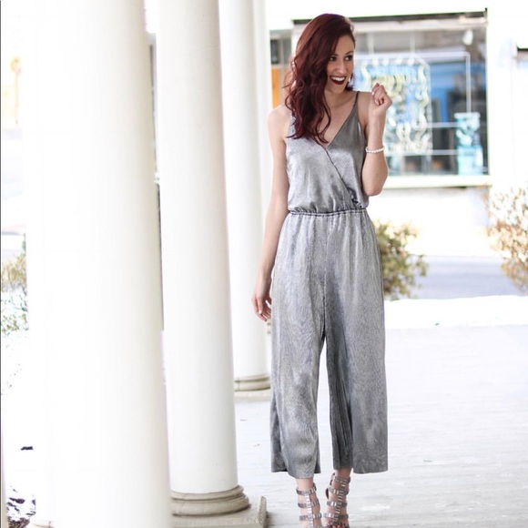 target Pants - ✨🎉HP🎉✨ Silver Strappy Bodysuit